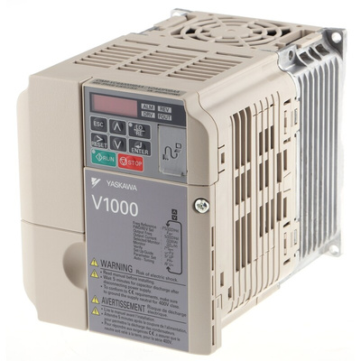 Omron Inverter Drive, 3.7 kW, 3 Phase, 400 V ac, 8.8 A, V1000 Series