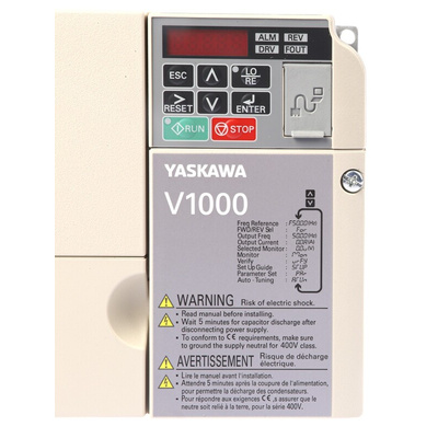 Omron Inverter Drive, 5.5 kW, 3 Phase, 400 V ac, 11.1 A, V1000 Series