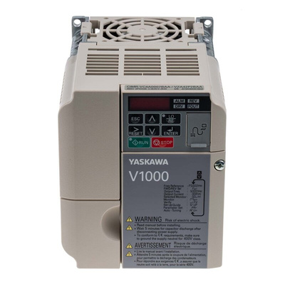 Omron Inverter Drive, 3 kW, 3 Phase, 400 V ac, 6.9 A, V1000 Series