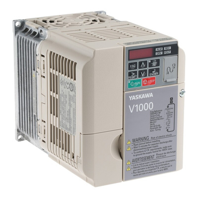 Omron Inverter Drive, 1.5 kW, 3 Phase, 400 V ac, 5.4 A, V1000 Series