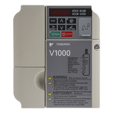 Omron Inverter Drive, 0.75 kW, 3 Phase, 400 V ac, 2.1 A, V1000 Series