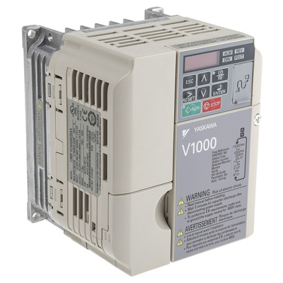 Omron Inverter Drive, 0.75 kW, 3 Phase, 400 V ac, 2.1 A, V1000 Series