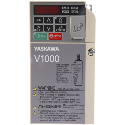 Omron Inverter Drive, 0.37 kW, 1 Phase, 230 V ac, 1.6 A, V1000 Series