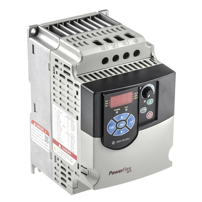 Allen Bradley Inverter Drive, 3.7 kW, 3 Phase, 400 V ac, 8.7 A, PowerFlex 4M Series