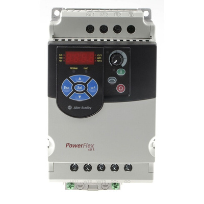 Allen Bradley Inverter Drive, 3.7 kW, 3 Phase, 400 V ac, 8.7 A, PowerFlex 4M Series