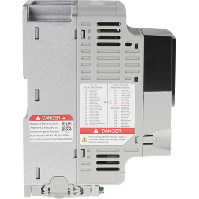 Allen Bradley Inverter Drive, 0.4 kW, 1 Phase, 230 V ac, 2.5 A, PowerFlex 4M Series
