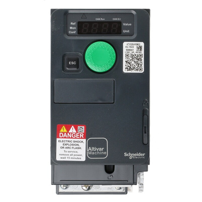 Schneider Electric Variable Speed Drive, 0.18 kW, 1 Phase, 230 V ac, 3.4 A, ATV320 Series