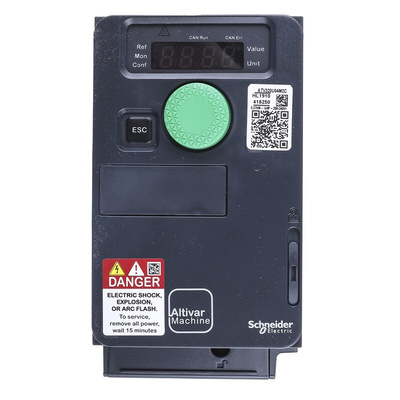Schneider Electric Variable Speed Drive, 0.37 kW, 1 Phase, 230 V ac, 5.9 A, ATV320 Series