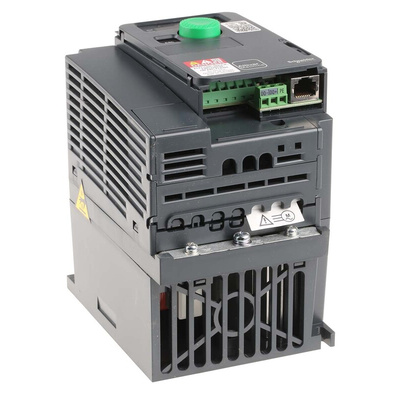 Schneider Electric Variable Speed Drive, 0.55 kW, 3 Phase, 400 V ac, 2.8 A, ATV320 Series