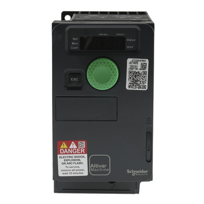 Schneider Electric Variable Speed Drive, 0.75 kW, 1 Phase, 230 V ac, 10 A, ATV320 Series