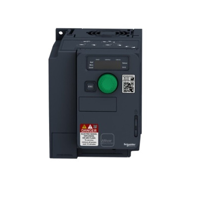 Schneider Electric Variable Speed Drive, 1.1 kW, 3 Phase, 400 V ac, 5 A, ATV320 Series