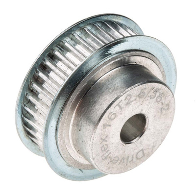 RS PRO Timing Belt Pulley, Aluminium 6mm Belt Width x 2.5mm Pitch, 36 Tooth