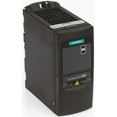 Siemens Inverter Drive, 3 kW, 3 Phase, 400 V ac, 10 A, MICROMASTER 440 Series