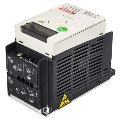 Schneider Electric Inverter Drive, 0.18 kW, 3 Phase, 230 V ac, 1.7 A, ATV 12 Series