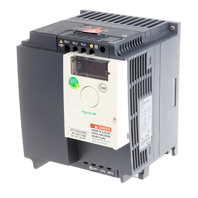 Schneider Electric Inverter Drive, 3 kW, 3 Phase, 230 V ac, 15.9 A, ATV 12 Series