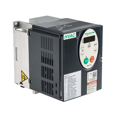 Schneider Electric Inverter Drive, 2.2 kW, 3 Phase, 480 V, 3.6 A, 4.6 A, ALTIVAR 212 Series