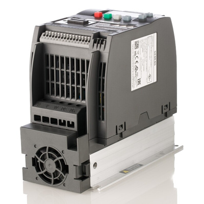 Siemens Inverter Drive, 1.5 kW, 3 Phase, 400 V ac, 4.1 A, SINAMICS V20 Series