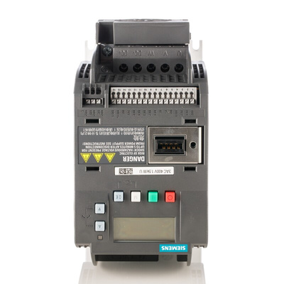 Siemens Inverter Drive, 1.5 kW, 3 Phase, 400 V ac, 4.1 A, SINAMICS V20 Series