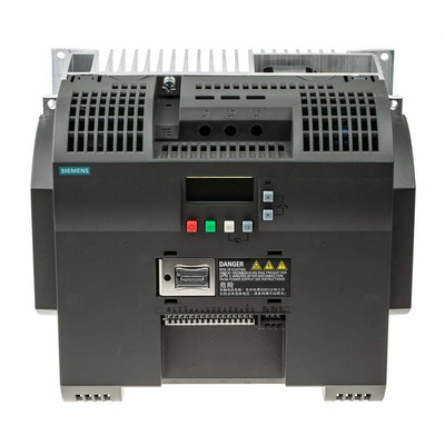 Siemens Inverter Drive, 7.5 kW, 3 Phase, 400 V ac, 16.5 A, SINAMICS V20 Series
