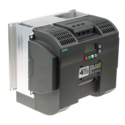 Siemens Inverter Drive, 7.5 kW, 3 Phase, 400 V ac, 16.5 A, SINAMICS V20 Series