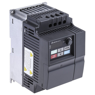 Delta Electronics Inverter Drive, 2.2 kW, 1 Phase, 230 V ac, 24 A, VFD-EL Series