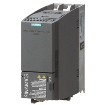 Siemens Inverter Drive, 5.5 kW, 3 Phase, 400 V ac, 12.5 A, SINAMICS G120C Series