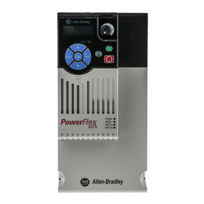 Allen Bradley Inverter Drive, 7.5 kW, 3 Phase, 400 V ac, 17 A, PowerFlex 523 Series