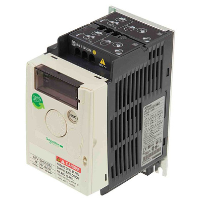 Schneider Electric Inverter Drive, 0.75 kW, 1 Phase, 110 V ac, 15.7 Ac, 18.9 A, ATV 21 Series