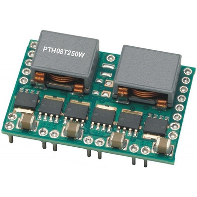 Texas Instruments PTH08T250WAZ, DC-DC Power Supply Module 50A 14 V Input, 3.6 V Output, 600 kHz 22-Pin, DIP Module