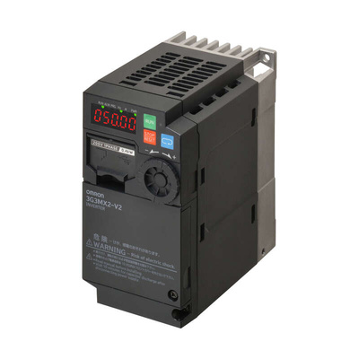 Omron Inverter Drive, 0.75 kW, 3 Phase, 230 V ac, 5.0 A, 3G3MX2 Series
