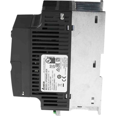 Delta Electronics Inverter Drive, 0.4 kW, 3 Phase, 400 V ac, 1.8 A, VFD-EL Series