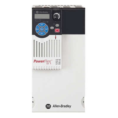 Allen Bradley Inverter Drive, 11 kW, 3 Phase, 400 V ac, 30 A, PowerFlex 525 Series
