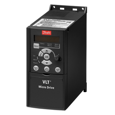 Danfoss Inverter Drive, 1.5 kW, 3 Phase, 400 V ac, 3.7 A, VLT FC51 Series