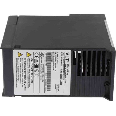 Danfoss Inverter Drive, 0.18 kW, 1 Phase, 230 V ac, 1.2 A, VLT FC51 Series