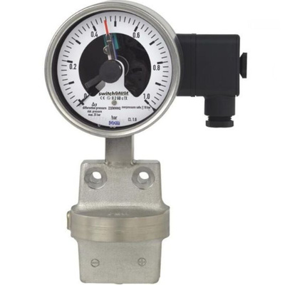 WIKA G 1/2 Analogue Pressure Gauge 2.5bar Bottom Entry, 48643892, 0bar min.