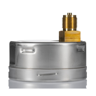 WIKA G 1/2 Analogue Pressure Gauge 1.6bar Back Entry, 8612404, 0bar min., 212.20
