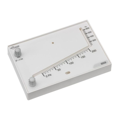 WIKA Differential Pressure Gauge 600Pa Back Entry, 30530318, 0Pa min.