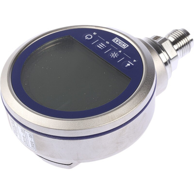 WIKA G 1/2 Digital Pressure Gauge 10bar Bottom Entry, 46885356, Wireless, 0bar min.