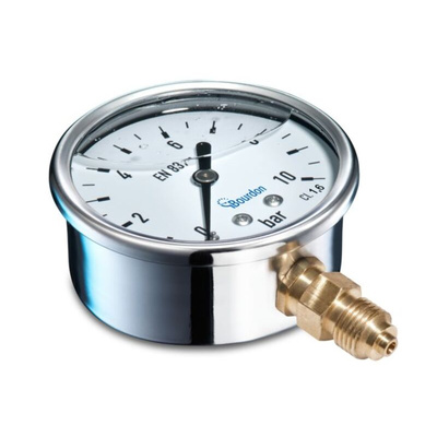 Bourdon G 1/4 Analogue Pressure Gauge 600bar Bottom Entry, MIT3-D22.B39, 0bar min.
