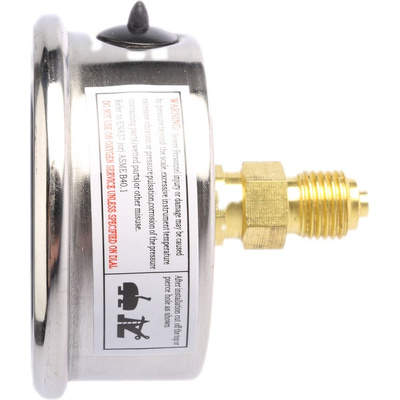 Bourdon Analogue Pressure Gauge 4bar Back Entry, MIT3-F22.B19, 0bar min.