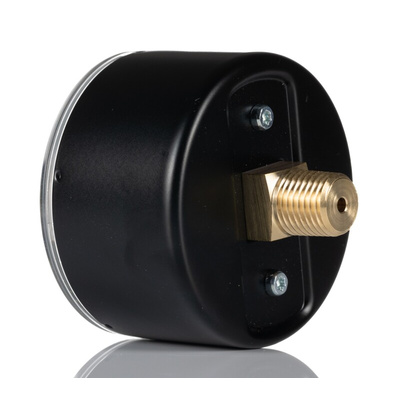 WIKA G 1/4 Analogue Pressure Gauge 0bar Back Entry, 9850554, -0.16bar min., 611.10
