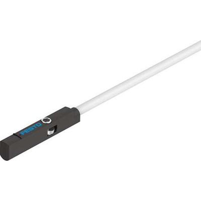 Festo Magneto Resistive Pneumatic Position Detector, IP65, IP68, 24V dc, NO Operation, SMT, with LED indicator, 551375