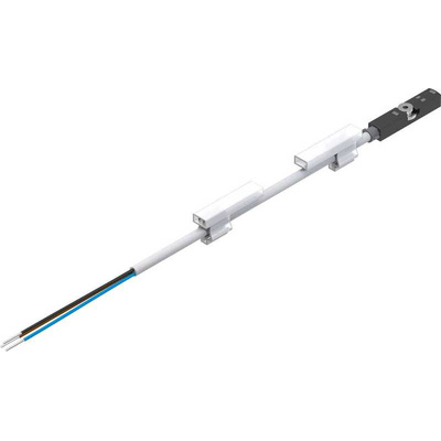 Festo Magneto Resistive Pneumatic Position Detector, IP65, IP68, IP69K, 24V dc, NO Operation, SMT-8, with LED