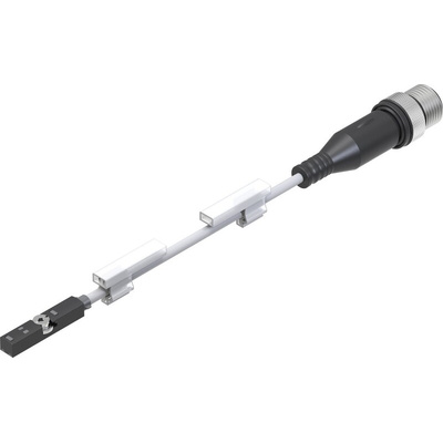 Festo Magneto Resistive Pneumatic Position Detector, IP65, IP68, IP69K, 24V dc, NO Operation, SMT-8, with LED