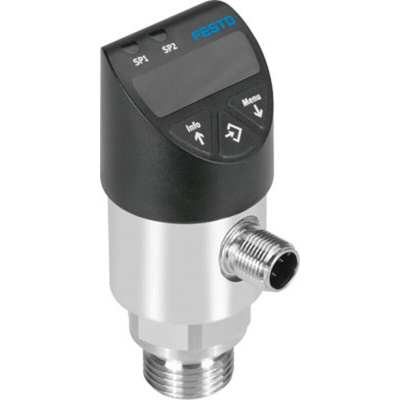 Festo Pressure Sensor, 35V dc, IP65, IP67 +10 bar