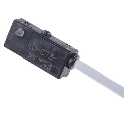 SMC Reed Pneumatic Switch, D-C7 Series, 24 V dc, 100 V ac, with LED indicator