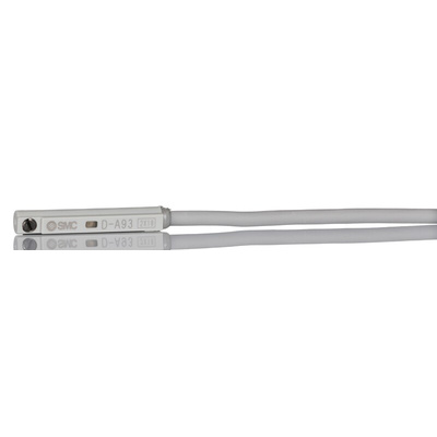 SMC Reed Pneumatic Position Detector, IP67, 24 V dc, 100V ac, D-A9, with LED indicator