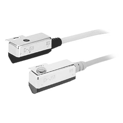 SMC Solid State Pneumatic Position Detector, IP67, 4.5 to 28V dc, D-F5P, with LED indicator