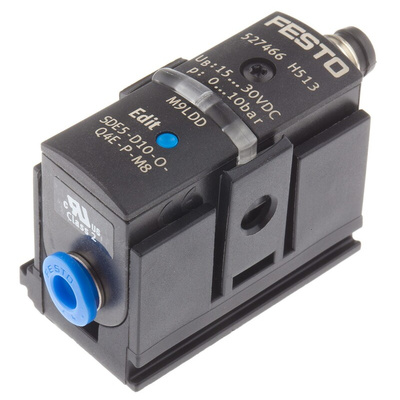 Festo Pressure Sensor, 5V dc, IP40 10bar