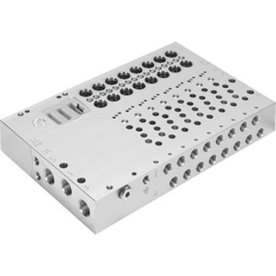 Festo VABM series 16 station G 1/8 Manifold Base for use with VUVG-B Series Sub-Base Valves